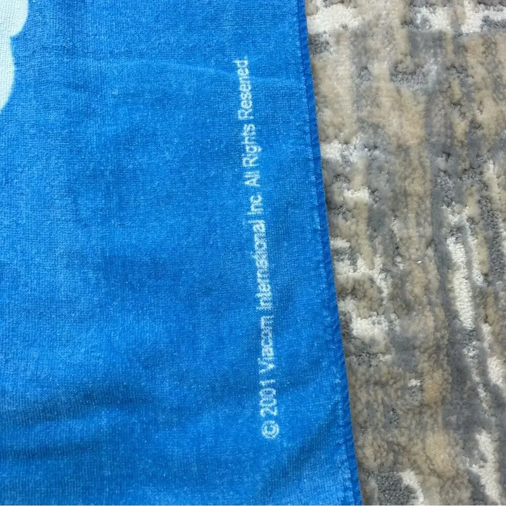Y2K Vintage 2001 Blues Clues Periwinkle Beach Towel
